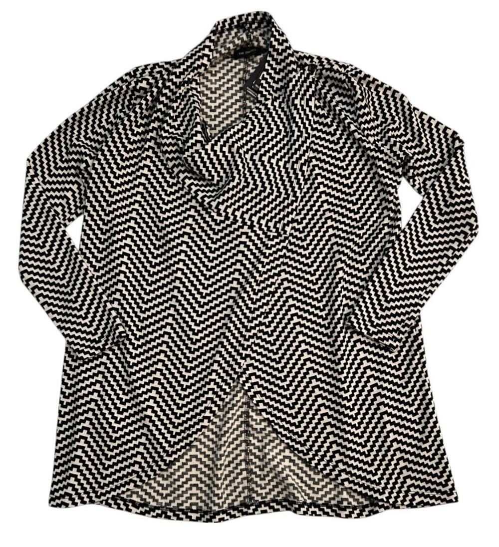 NWOT The Limited Convertible Black & White Cardigan Sweater Women's Large